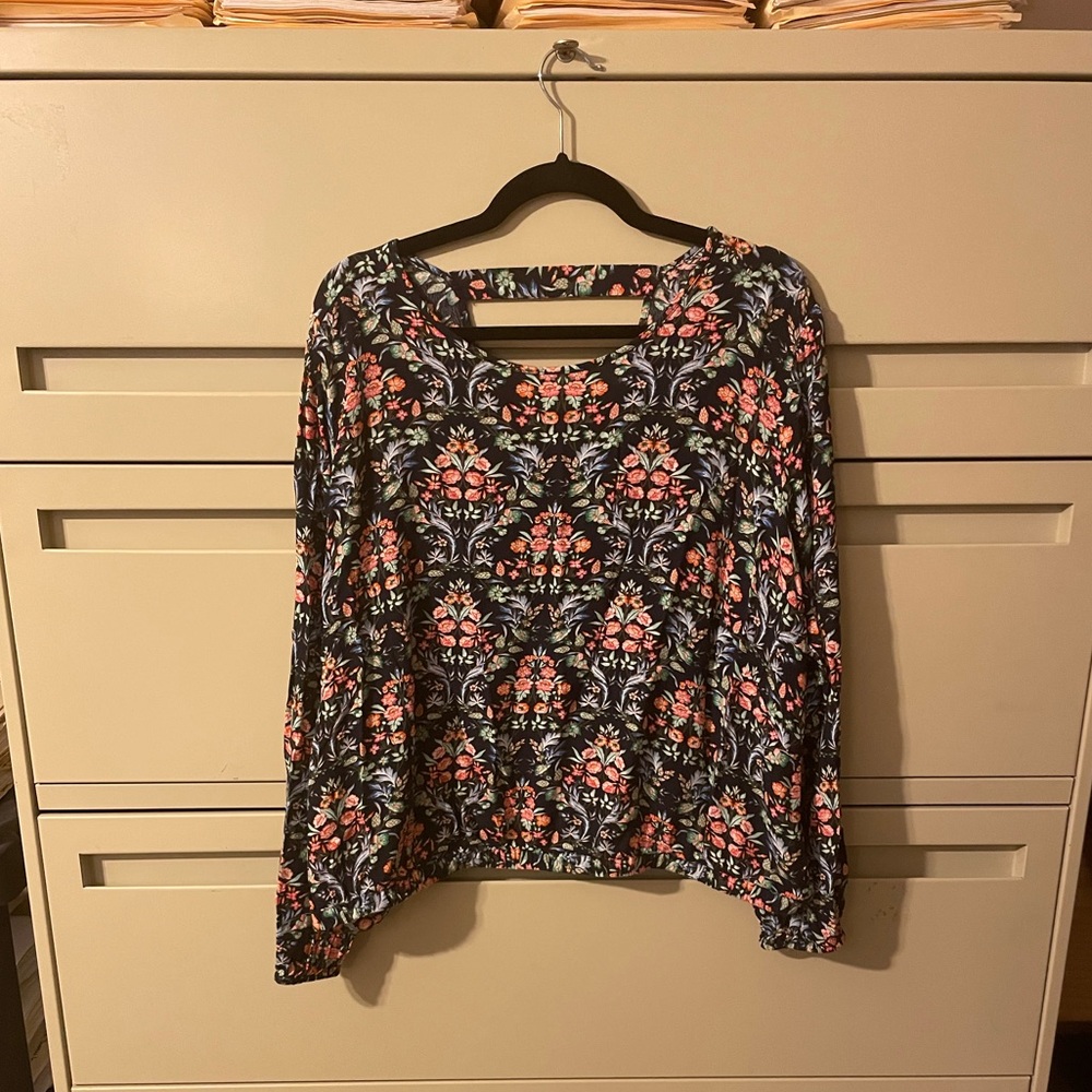 EUC Loft Floral Blouse Size 20W